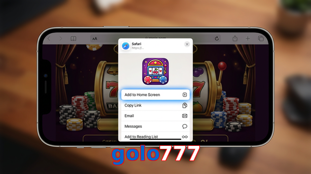 Game list for Golo777 ios section
